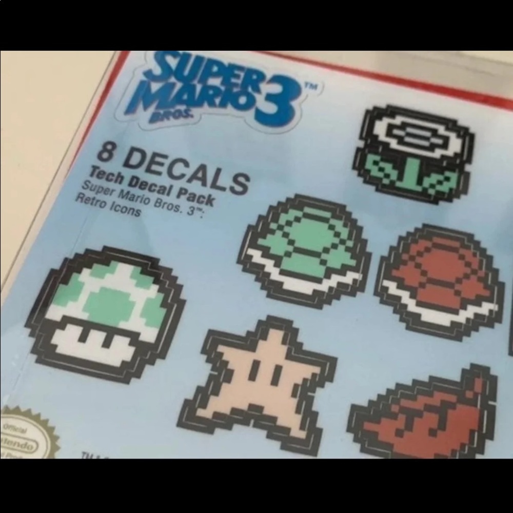 Super mario 3 tech decal pack